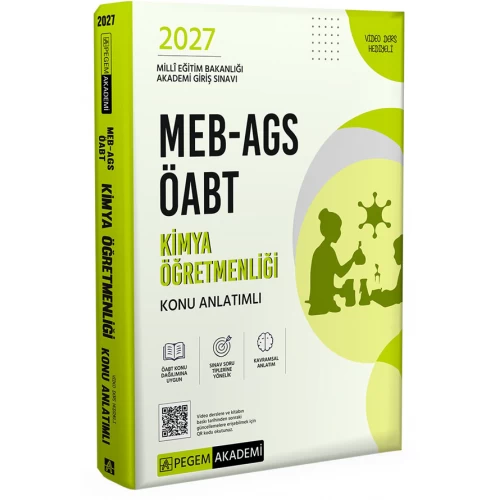 2027 MEB AGS ÖABT Kimya Öğretmenliği Konu Anlatımlı Pegem Akademi 2027 MEB AGS ÖABT Kimya Öğretmenliği Konu Anlatımlı Pegem Akademi