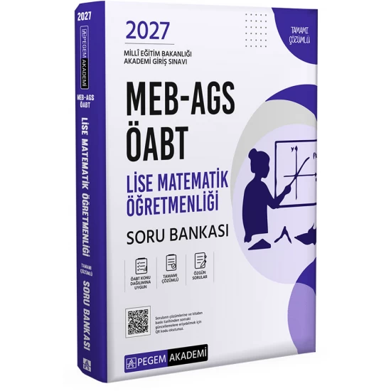 2027 MEB AGS ÖABT Lise Matematik Öğretmenliği Tamamı Çözümlü Soru Bankası Pegem Akademi 2027 MEB AGS ÖABT Lise Matematik Öğretmenliği Tamamı Çözümlü Soru Bankası Pegem Akademi