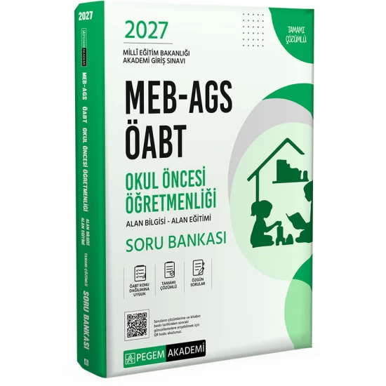 2027 MEB-AGS ÖABT Okul Öncesi Öğretmenliği Soru Bankası Pegem Akademi 2027 MEB-AGS ÖABT Okul Öncesi Öğretmenliği Soru Bankası Pegem Akademi