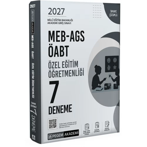2027 MEB-AGS ÖABT Özel Eğitim Öğretmenliği 7 Deneme Pegem Akademi