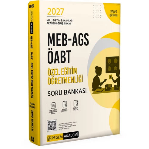 2027 MEB-AGS ÖABT Özel Eğitim Öğretmenliği Soru Bankası Pegem Akademi