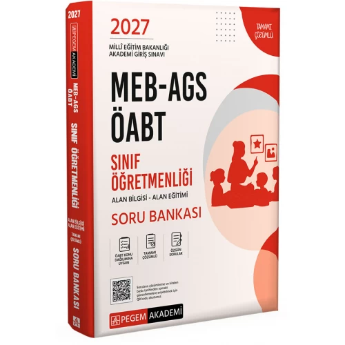 2027 MEB-AGS ÖABT Sınıf Öğretmenliği Alan Bilgisi - Alan Eğitimi Soru Bankası Pegem Akademi