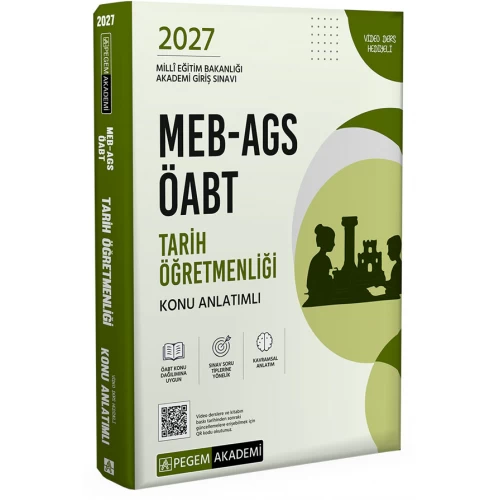 2027 MEB-AGS ÖABT Tarih Öğretmenliği Konu Anlatımlı Pegem Akademi