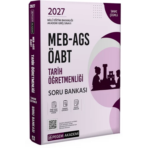 2027 MEB AGS ÖABT Tarih Öğretmenliği Tamamı Çözümlü Soru Bankası Pegem Akademi