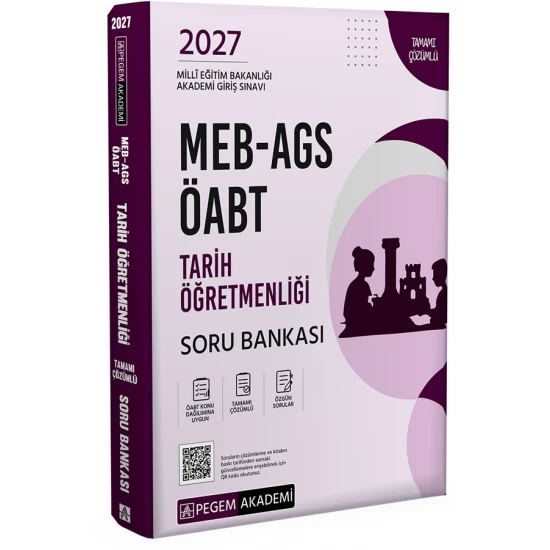 2027 MEB AGS ÖABT Tarih Öğretmenliği Tamamı Çözümlü Soru Bankası Pegem Akademi 2027 MEB AGS ÖABT Tarih Öğretmenliği Tamamı Çözümlü Soru Bankası Pegem Akademi