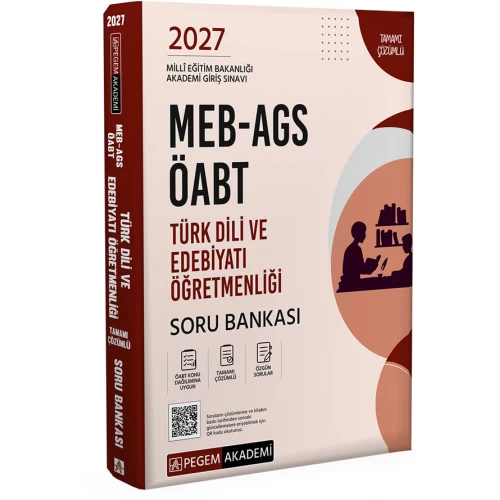 2027 MEB-AGS ÖABT Türk Dili ve Edebiyatı Öğretmenliği Soru Bankası Pegem Akademi