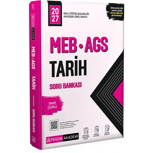 2027 MEB AGS Soru Bankası Tamamı Çözümlü Tarih Pegem Akademi