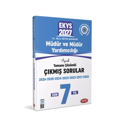 2027 MEB EKYS Müdür ve Müdür Yardımcılığı 6 Yıl Çıkmış Sorular ve Çözümleri Data Yayınları 2027 MEB EKYS Müdür ve Müdür Yardımcılığı 6 Yıl Çıkmış Sorular ve Çözümleri Data Yayınları