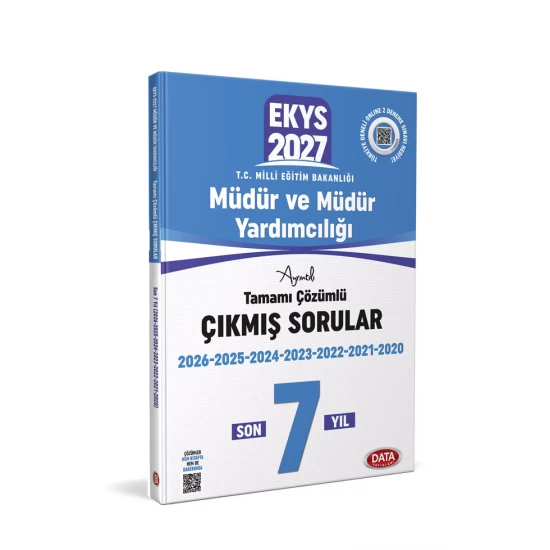 2027 MEB EKYS Müdür ve Müdür Yardımcılığı 6 Yıl Çıkmış Sorular ve Çözümleri Data Yayınları 2027 MEB EKYS Müdür ve Müdür Yardımcılığı 6 Yıl Çıkmış Sorular ve Çözümleri Data Yayınları