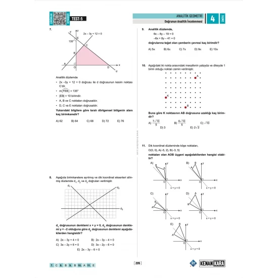 Kenan Kara İle TYT-AYT Geometri Soru Bankası