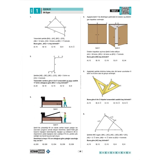 Kenan Kara İle TYT-AYT Geometri Soru Bankası