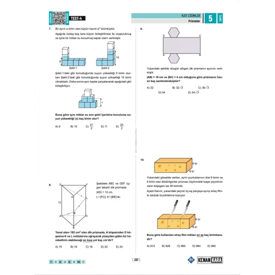 Kenan Kara İle TYT-AYT Geometri Soru Bankası