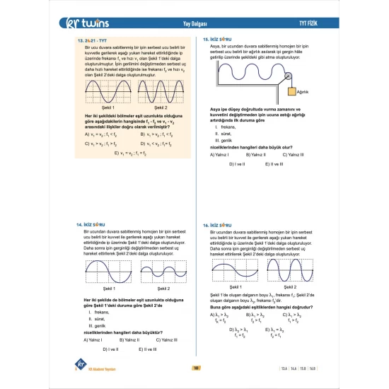 2026 TYT Twins Fizik Soru Bankası KR Akademi Yayınları