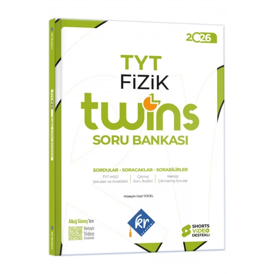 2026 TYT Twins Fizik Soru Bankası KR Akademi Yayınları
