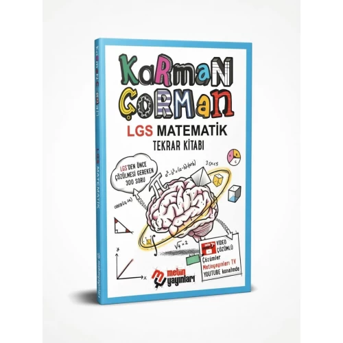 Metin Yayınları Karman Çorman LGS Matematik Tekrar Kitabı