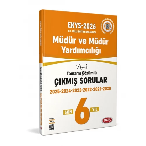 2026 MEB EKYS Müdür ve Müdür Yardımcılığı 6 Yıl Çıkmış Sorular ve Çözümleri Data Yayınları 2026 MEB EKYS Müdür ve Müdür Yardımcılığı 6 Yıl Çıkmış Sorular ve Çözümleri Data Yayınları