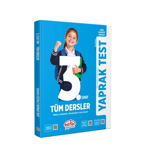 3. Sınıf Tüm Dersler Tamamı Çözümlü Yaprak Test Editör Yayınları