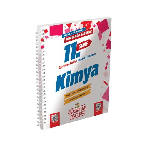 11. Sınıf Kimya Öğrencim Defteri Murat Yayınları