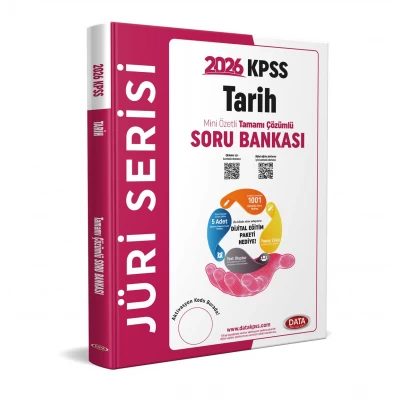 2026 KPSS Jüri Serisi Tarih Mini Özetli Tamamı Çözümlü Soru Bankası Data Yayınları 2026 KPSS Jüri Serisi Tarih Mini Özetli Tamamı Çözümlü Soru Bankası Data Yayınları