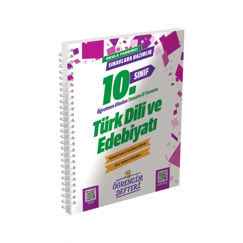 10. Sınıf Türk Dili ve Edebiyatı Öğrencim Defteri Murat Yayınları