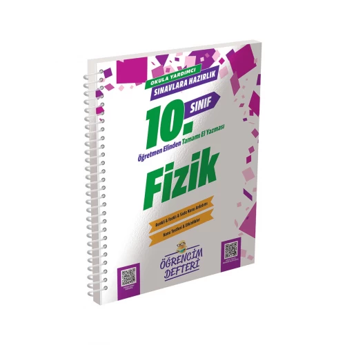 10. Sınıf Fizik Öğrencim Defteri Murat Yayınları