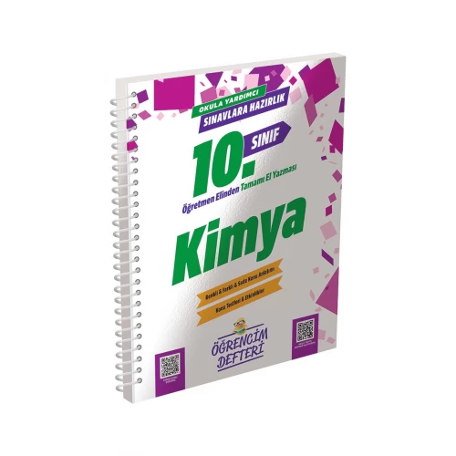 10. Sınıf Kimya Öğrencim Defteri Murat Yayınları