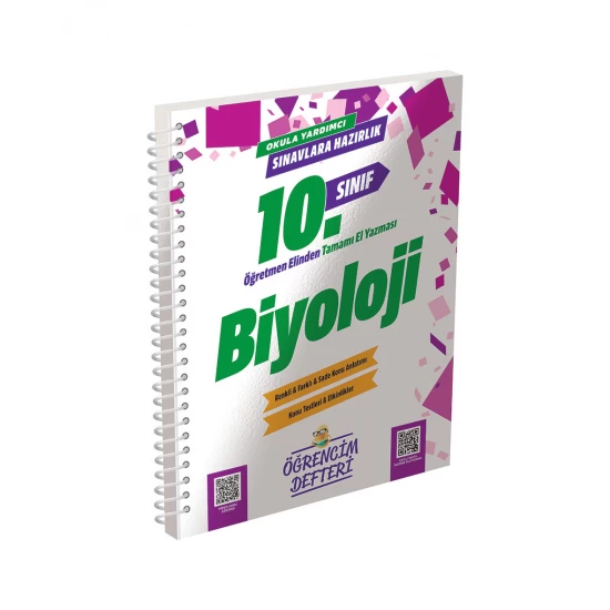 10. Sınıf Biyoloji Öğrencim Defteri Murat Yayınları