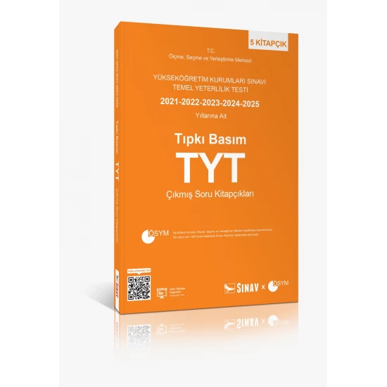 Sınav Yayınları TYT Tıpkı Basım Son 5 Yıl Çıkmış Soru Kitapçıkları