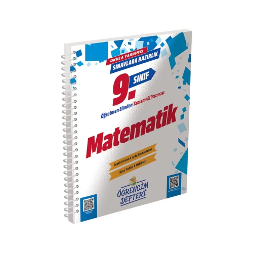 9. Sınıf Matematik Öğrencim Defteri Murat Yayınları