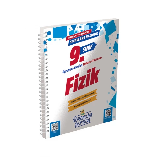 9. Sınıf Fizik Öğrencim Defteri Murat Yayınları