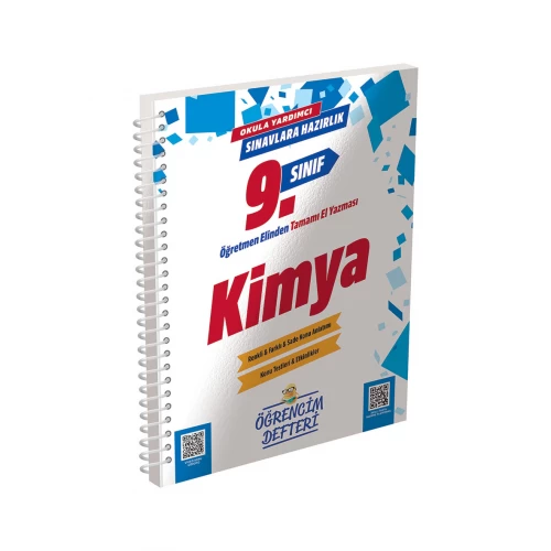 9. Sınıf Kimya Öğrencim Defteri Murat Yayınları