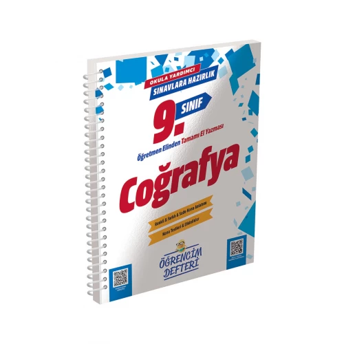 9. Sınıf Coğrafya Öğrencim Defteri Murat Yayınları