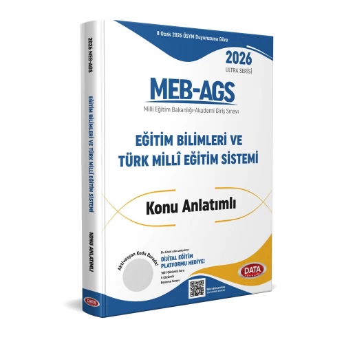 2026 MEB AGS Ultra Serisi Eğitim Bilimleri - Türk Milli Eğitim Sistemi Konu Anlatımlı Data Yayınları