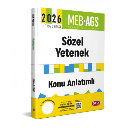 MEB AGS Ultra Serisi Sözel Yetenek (Türkçe) Konu Anlatımı Data Yayınları