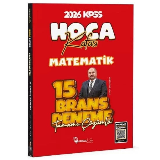 Hoca Kafası Yayınları 2026 KPSS Matematik Çözümlü 15 Deneme