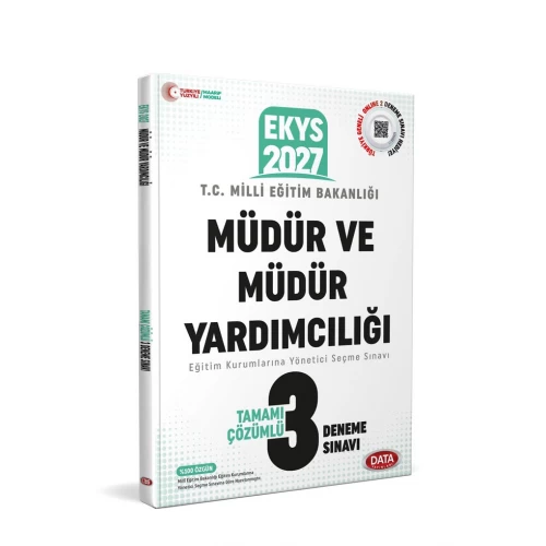 2027 MEB EKYS Müdür ve Müdür Yardımcılığı Tamamı Çözümlü 3 Deneme Sınavı Data Yayınları 2027 MEB EKYS Müdür ve Müdür Yardımcılığı Tamamı Çözümlü 3 Deneme Sınavı Data Yayınları