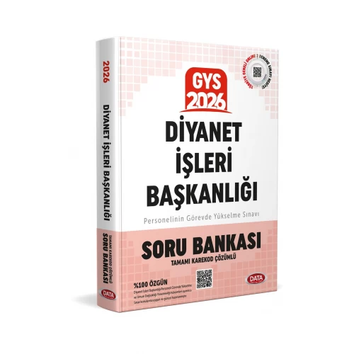Diyanet İşleri Başkanlığı Personelin Görevde Yükselme Sınavı Karekod Çözümlü Soru Bankası Data Yayınları Diyanet İşleri Başkanlığı Personelin Görevde Yükselme Sınavı Karekod Çözümlü Soru Bankası Data Yayınları