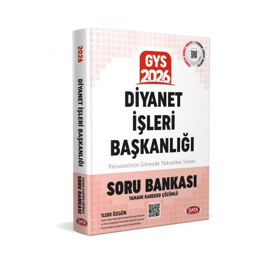 Diyanet İşleri Başkanlığı Personelin Görevde Yükselme Sınavı Karekod Çözümlü Soru Bankası Data Yayınları