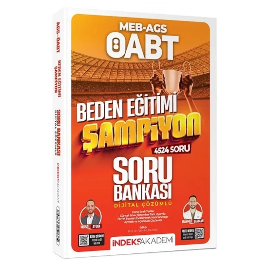 İndeks Akademi ÖABT MEB-AGS Beden Eğitimi Şampiyon Çözümlü Soru Bankası