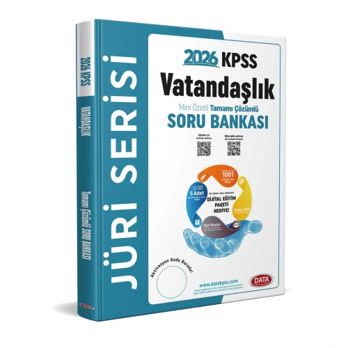 2026 KPSS Jüri Serisi Vatandaşlık Mini Özetli Tamamı Çözümlü Soru Bankası Data Yayınları 2026 KPSS Jüri Serisi Vatandaşlık Mini Özetli Tamamı Çözümlü Soru Bankası Data Yayınları