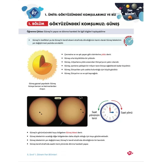 5. Sınıf Tüm Dersler 1. Dönem Yazılı Hazırlık Kitabı KR Akademi Yayınları
