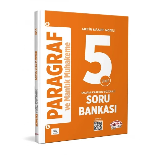 5. Sınıf Paragraf ve Mantık Muhakeme Soru Bankası Editör Yayınları 5. Sınıf Paragraf ve Mantık Muhakeme Soru Bankası Editör Yayınları