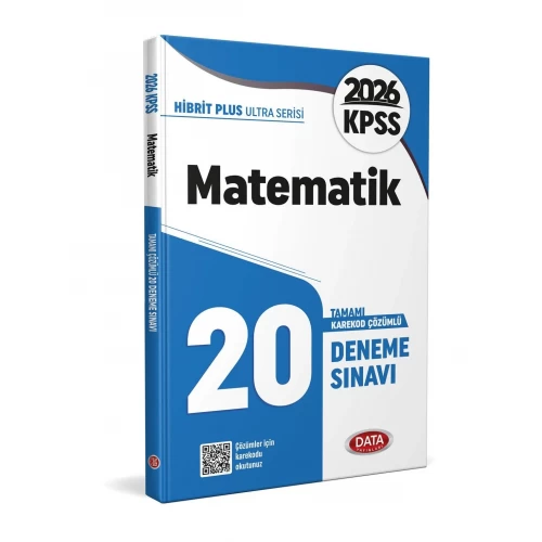 2026 KPSS Ultra Serisi Matematik 20 Deneme Sınavı Data Yayınları 2026 KPSS Ultra Serisi Matematik 20 Deneme Sınavı Data Yayınları