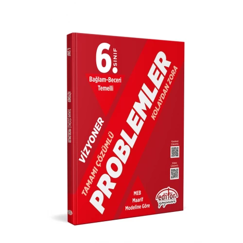 6. Sınıf Bağlam Beceri Temelli Vizyoner Problemler Tamamı Çözümlü Soru Bankası Editör Yayınları 6. Sınıf Bağlam Beceri Temelli Vizyoner Problemler Tamamı Çözümlü Soru Bankası Editör Yayınları
