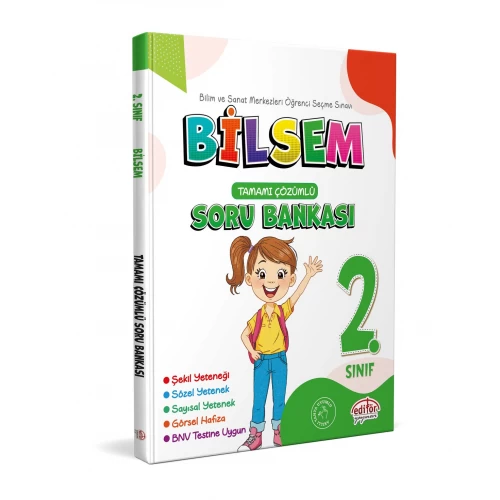 2. Sınıf Bilsem Çözümlü Soru Bankası Editör Yayınları