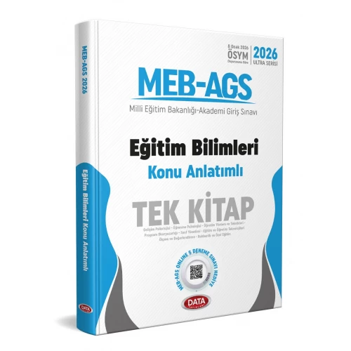 2026 MEB-AGS Eğitim Bilimleri Tek Kitap Konu Anlatımlı Data Yayınları