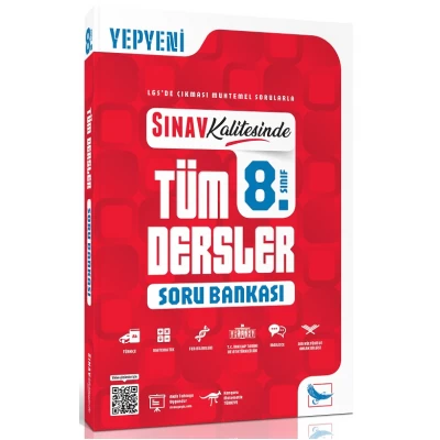 Sınav Yayınları Sınav Kalitesinde 8. Sınıf LGS Tüm Dersler Soru Bankası
