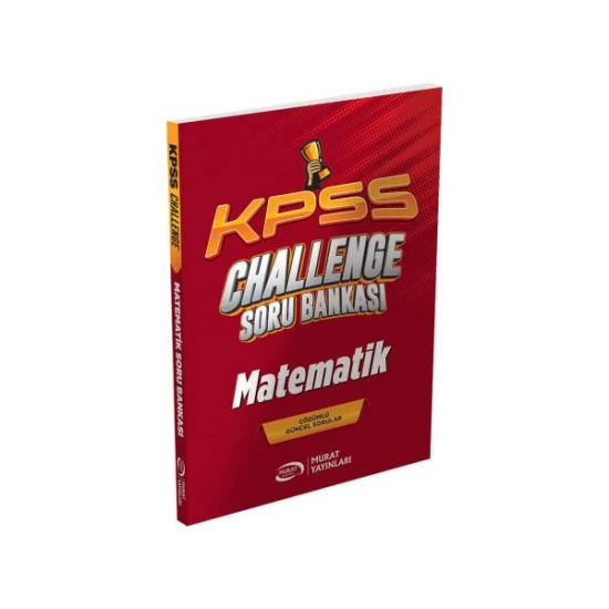 KPSS Matematik CHALLENGE Soru Bankası Çözümlü Murat Yayınları