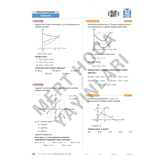 2026 70 Günde TYT Matematik Kampı Video Ders Kitabı Mert Hoca