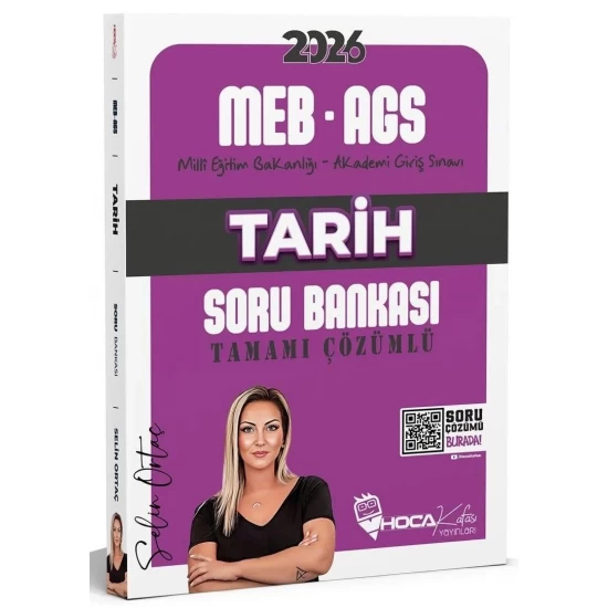 Hoca Kafası Yayınları 2026 MEB-AGS Tarih Çözümlü Soru Bankası